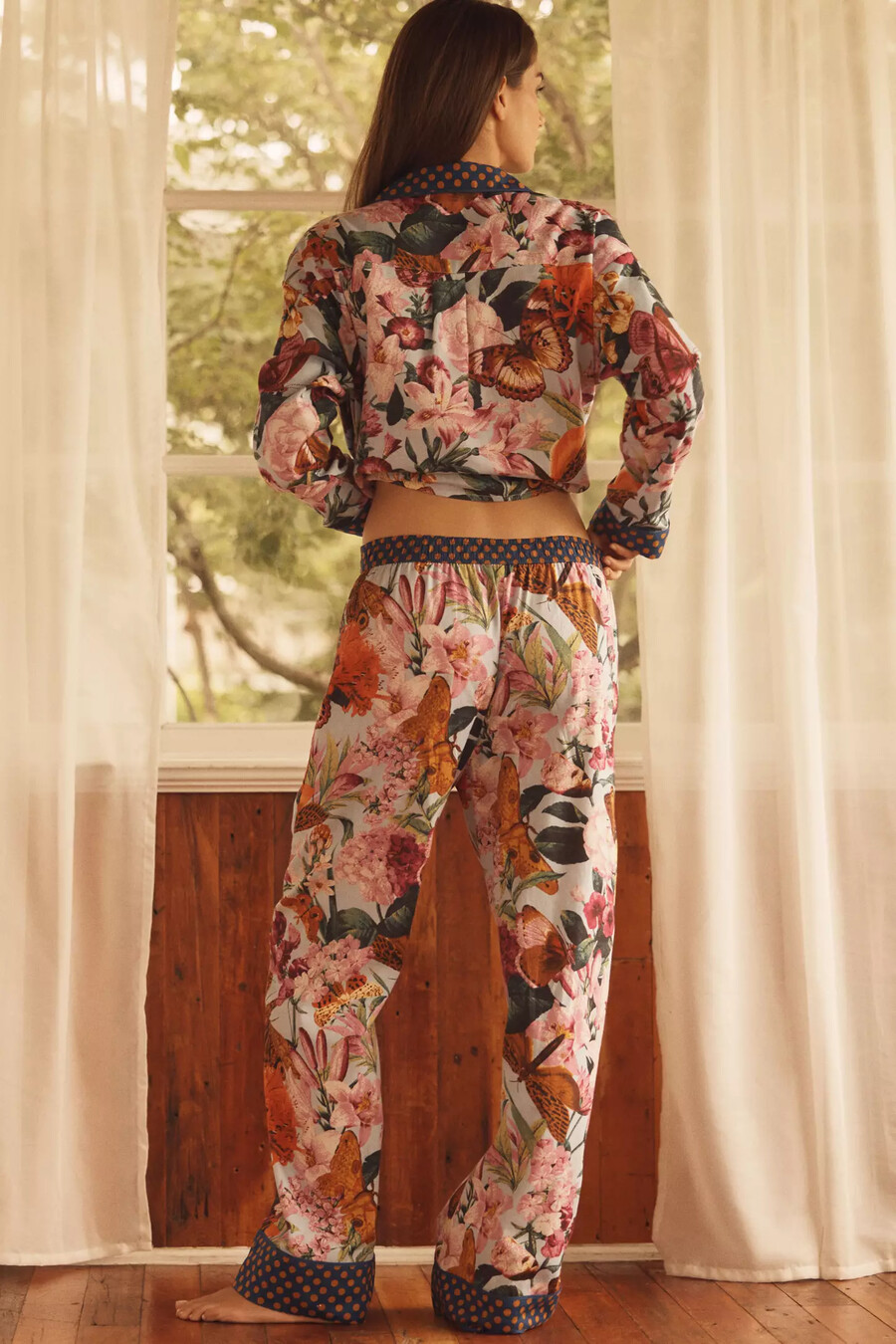 pantalones de pijama de franela lyrebird