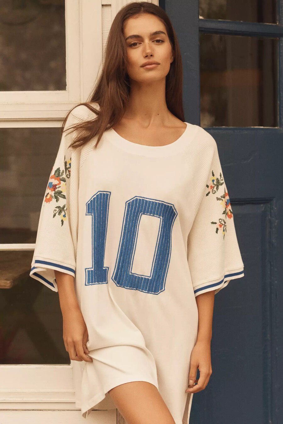 camiseta deportiva extragrande con bordado de lyrebird