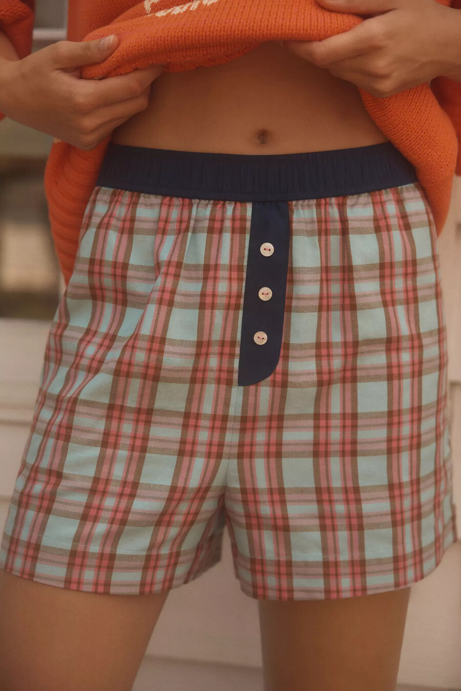 calzoncillos bóxer de franela de anthropologie
