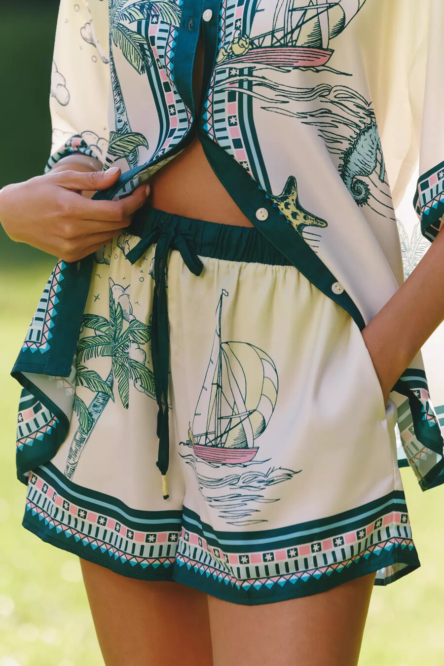 pantalones cortos de casuarina celidonia