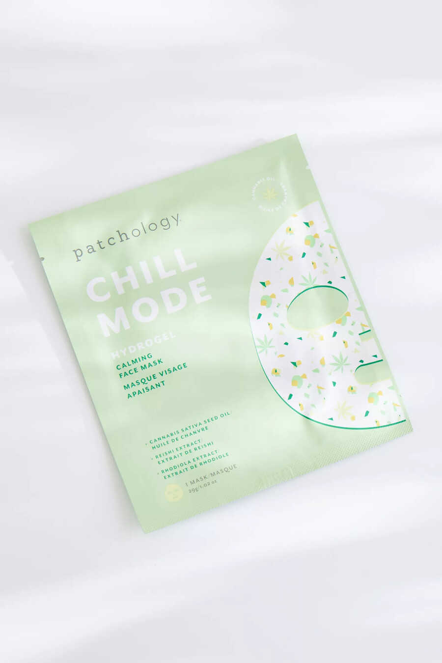 mascarilla facial de hidrogel chill mode de patchology