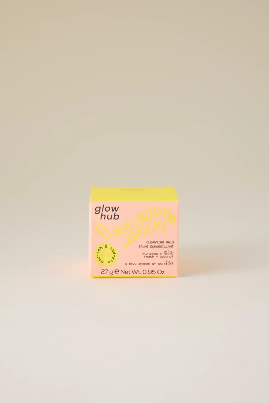 bálsamo limpiador nutritivo e hidratante glow hub