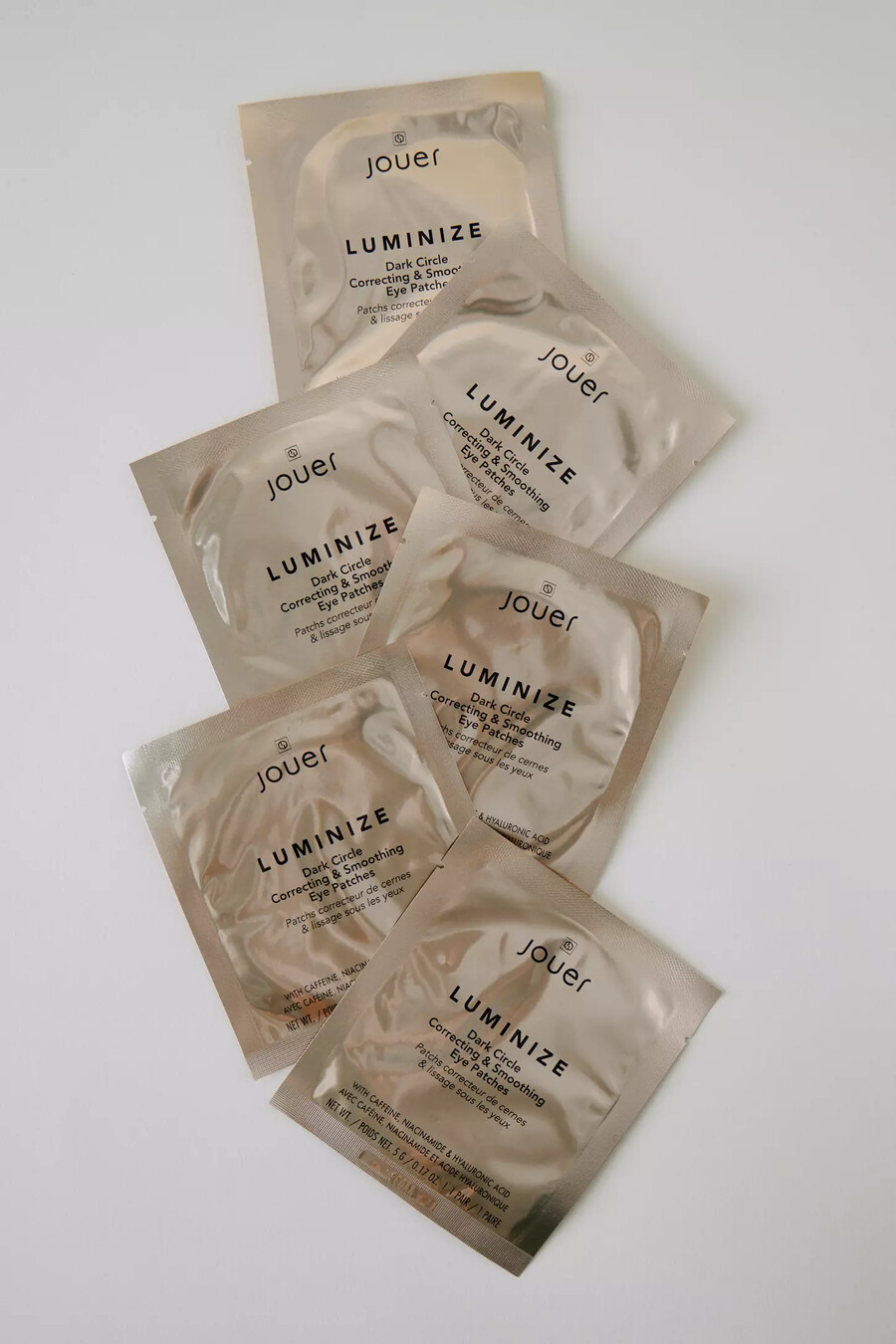 parches correctores y suavizantes para ojeras luminize de jouer cosmetics juego de 6