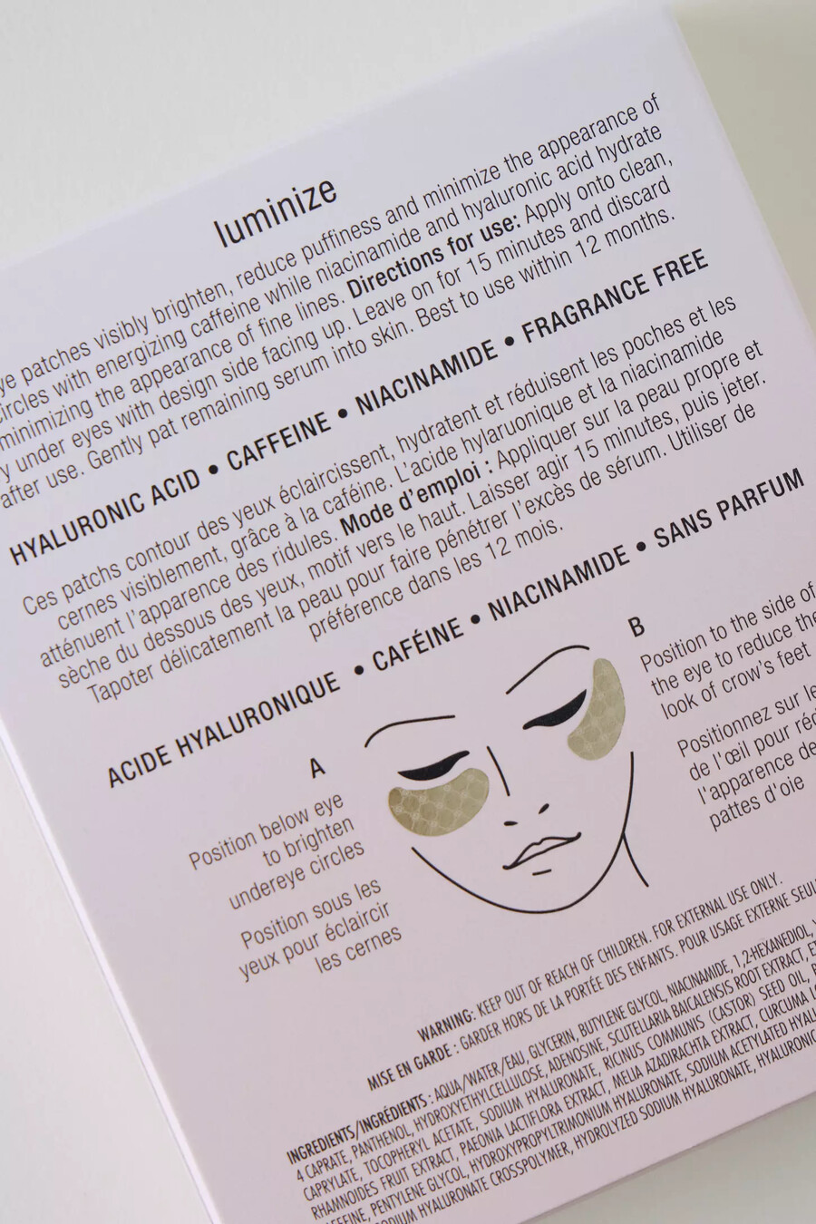 parches correctores y suavizantes para ojeras luminize de jouer cosmetics juego de 6