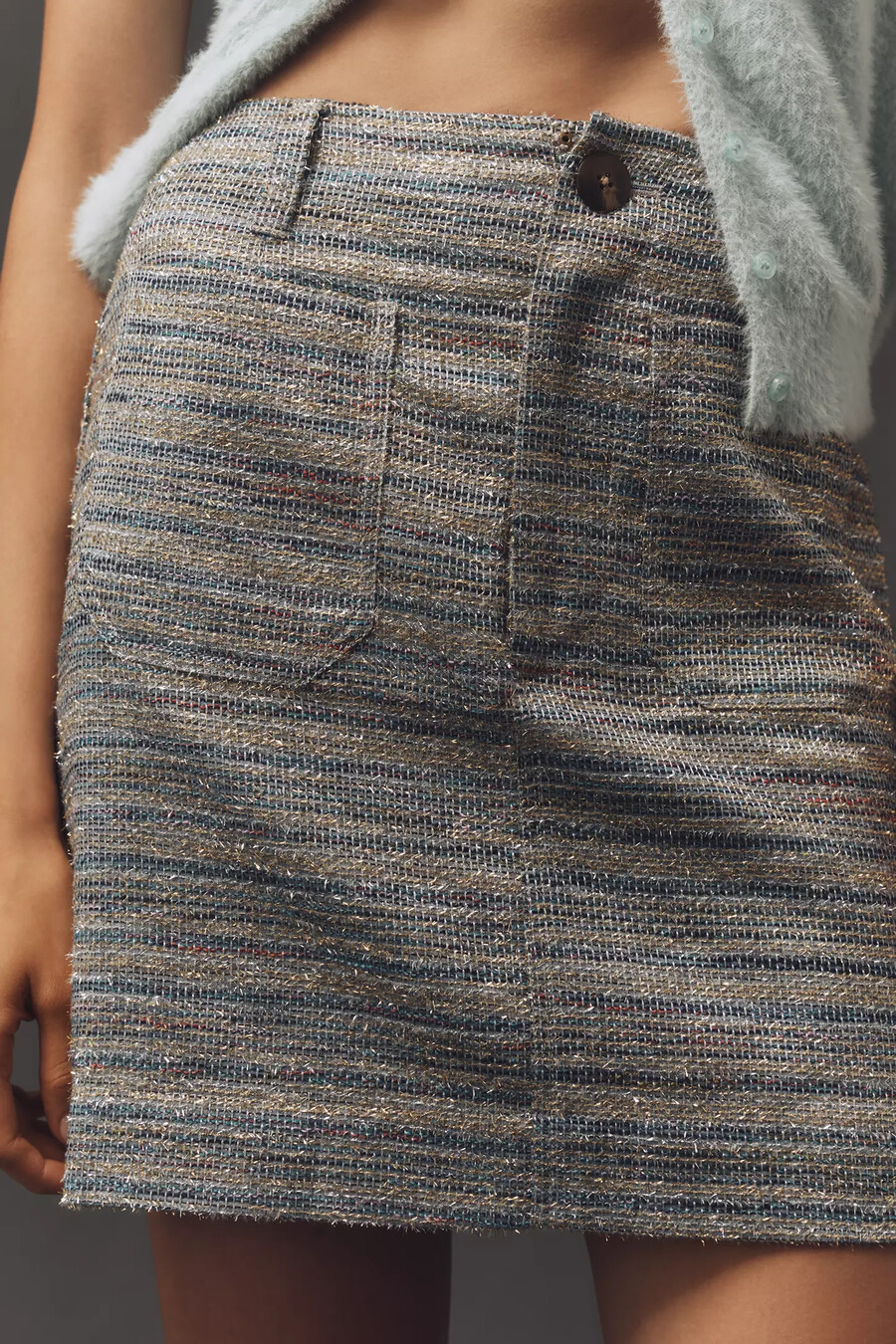 la minifalda de tweed colette de maeve