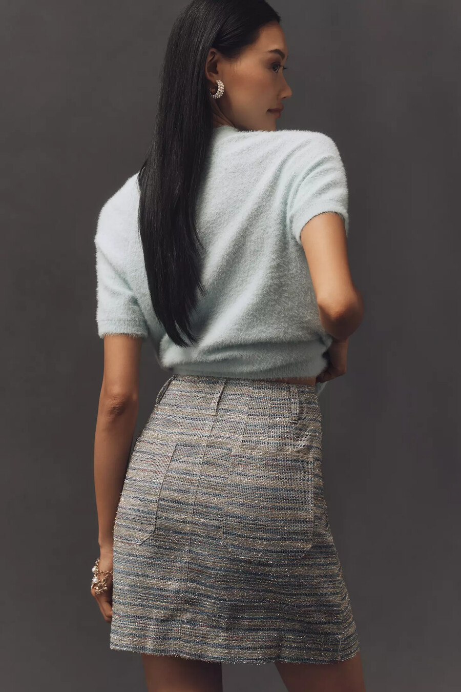 la minifalda de tweed colette de maeve