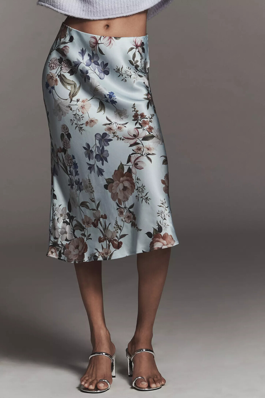 la falda lencero midi tilda de anthropologie