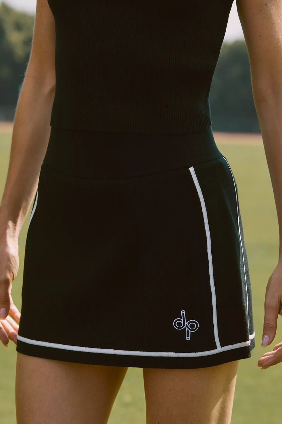 falda pantalón con ribete para práctica diaria