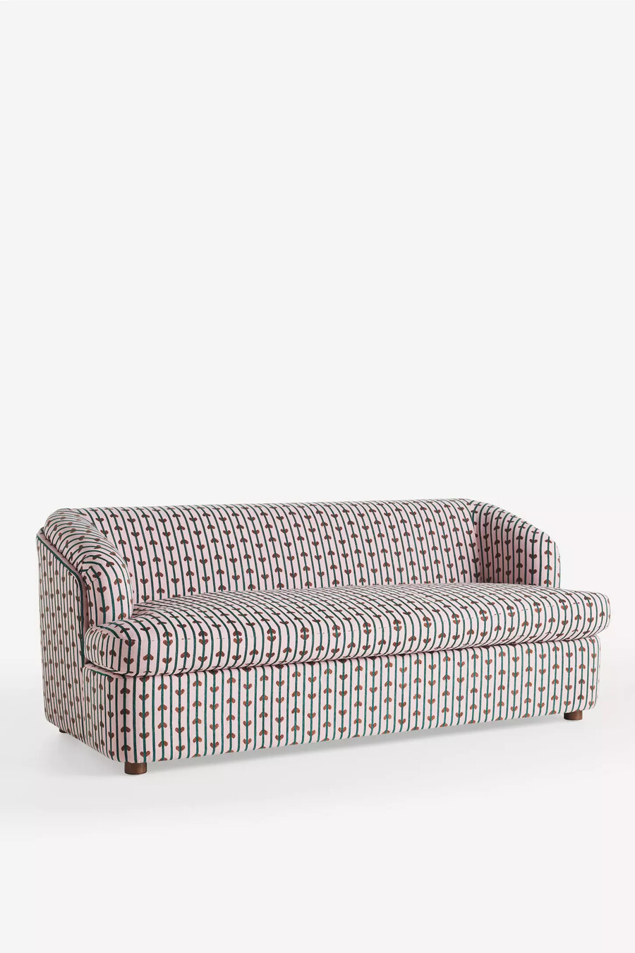 sofá cama athena madeline de terciopelo jacquard de 84 pulgadas