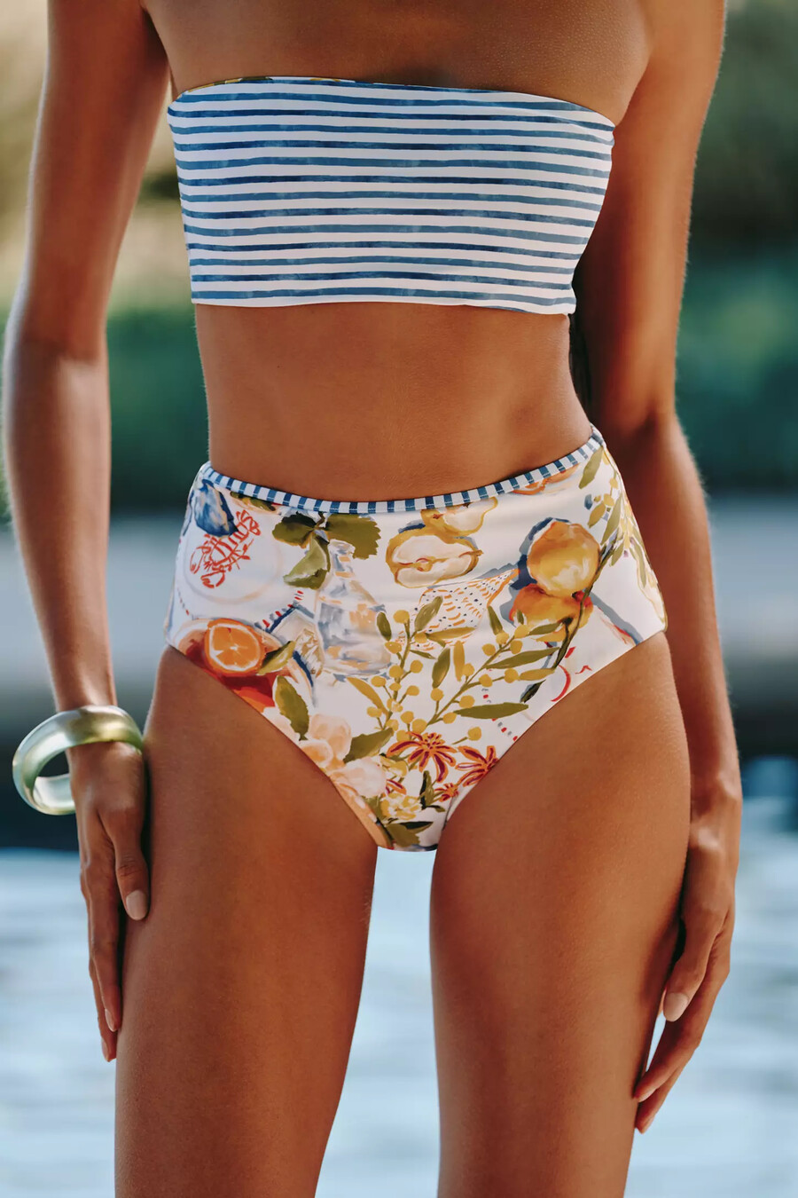 braguita de bikini de cintura alta seafolly riviera coast