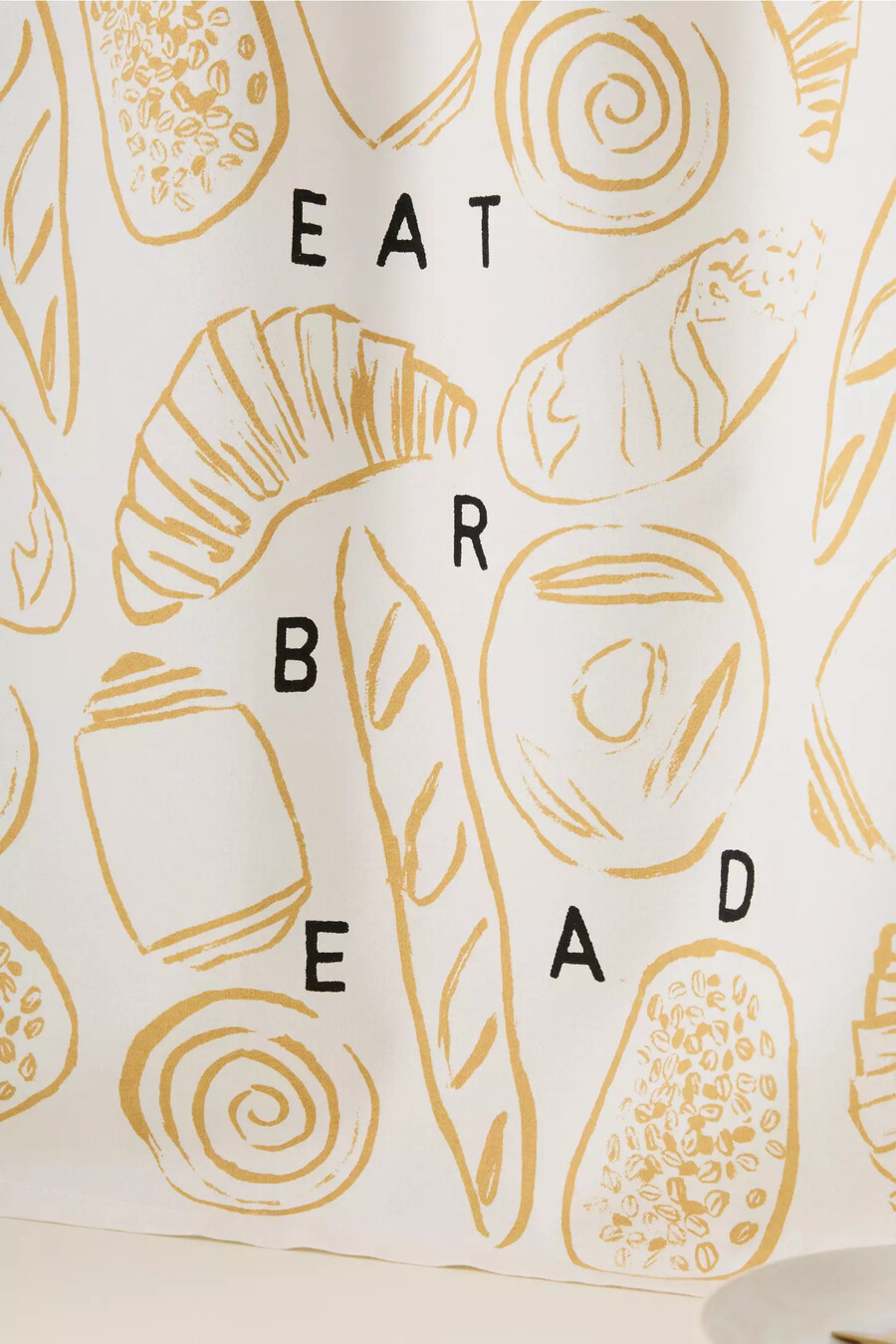 paño de cocina de algodón phthalo ruth eat bread
