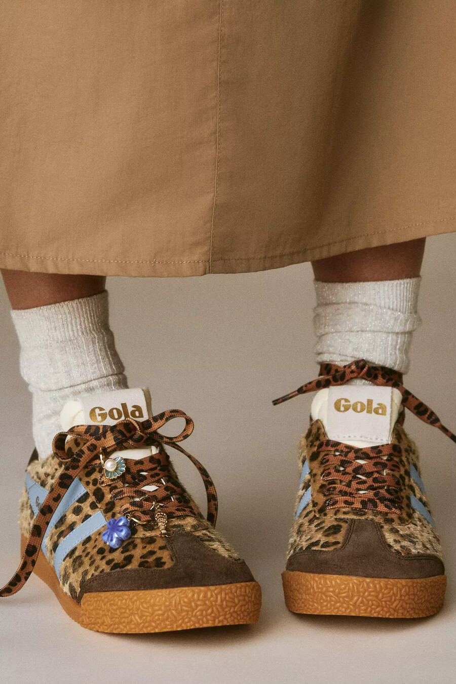 zapatillas de piel de leopardo elan de gola x anthropologie