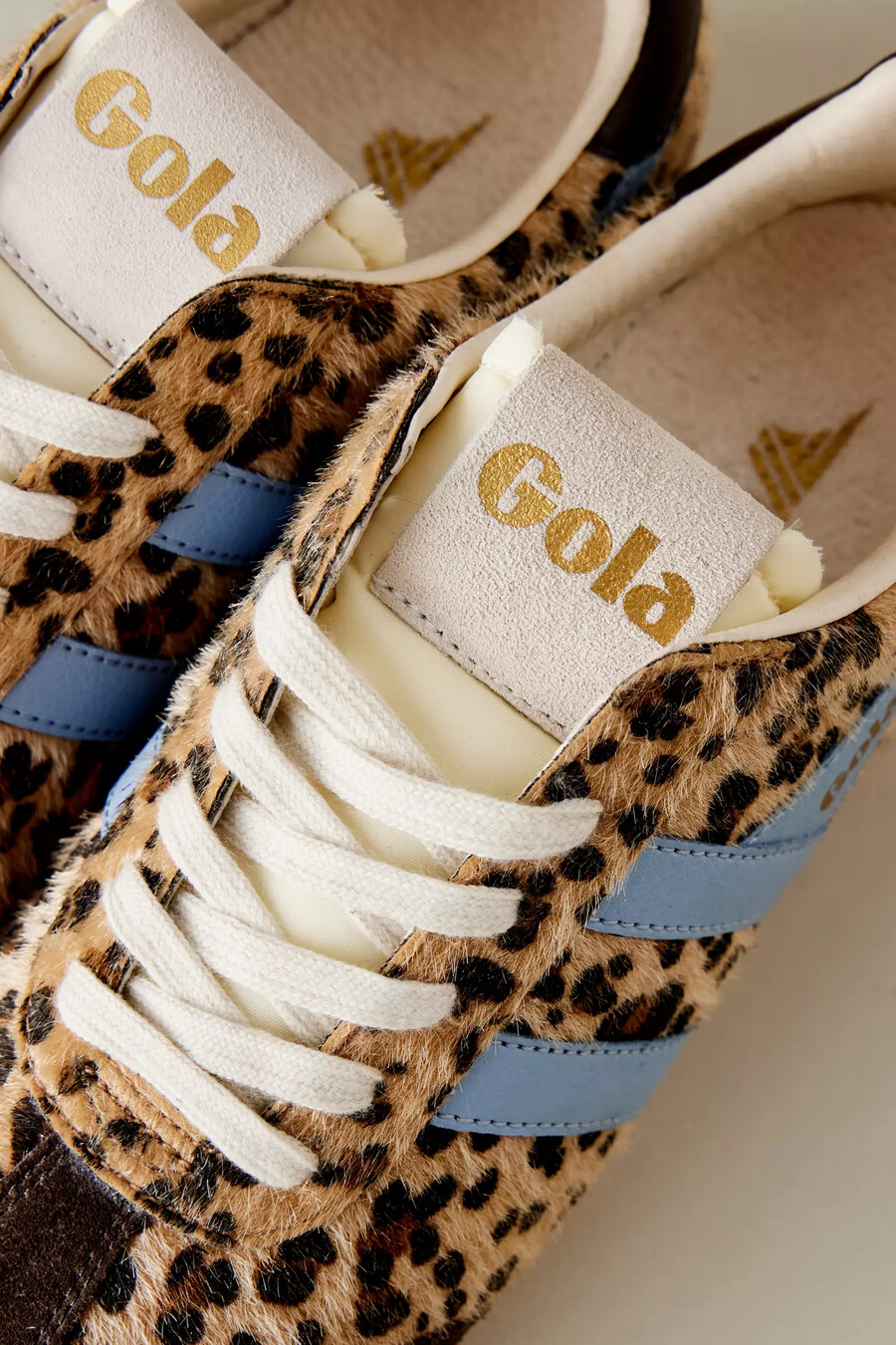 zapatillas de piel de leopardo elan de gola x anthropologie