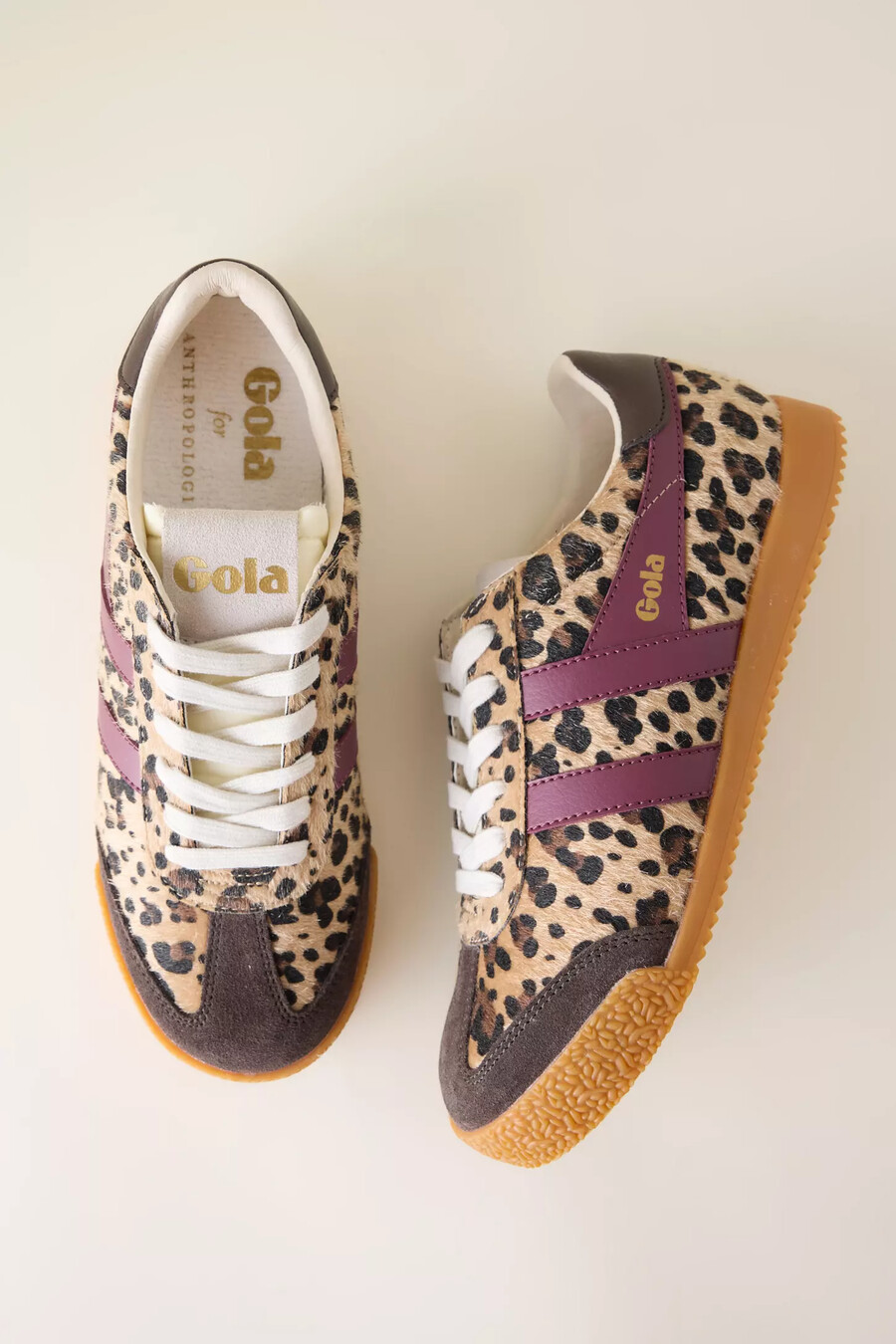 zapatillas de deporte gola x anthropologie elan leopard