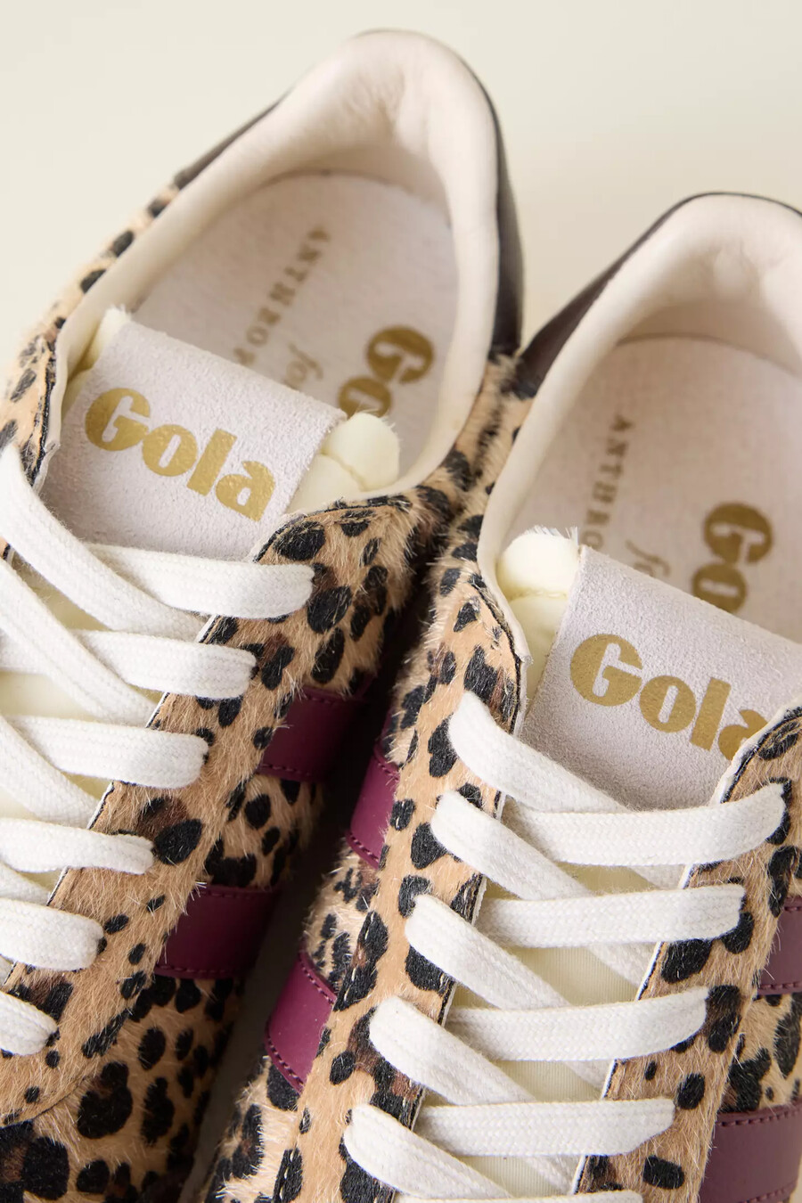 zapatillas de deporte gola x anthropologie elan leopard