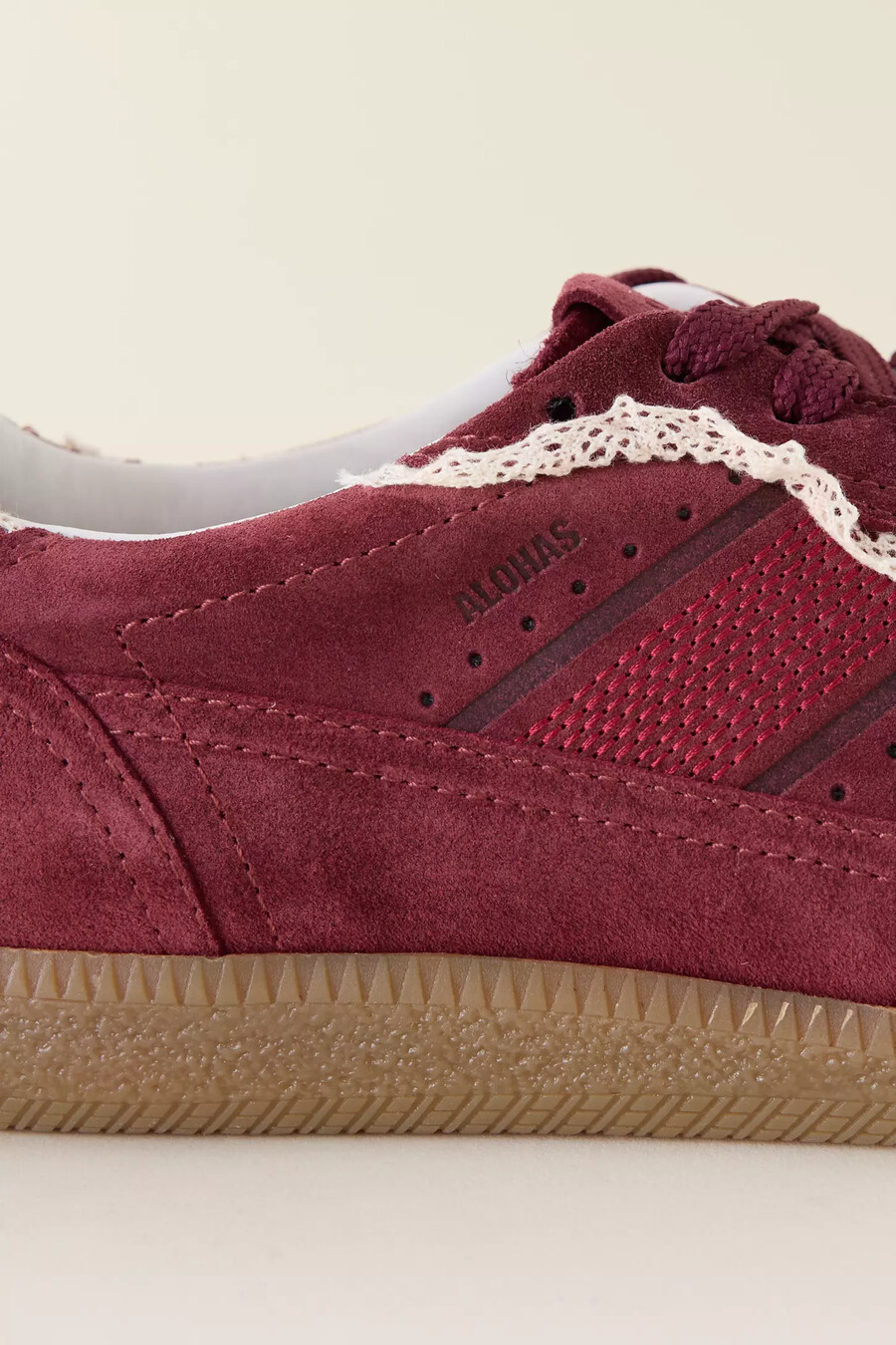 zapatillas deportivas de piel de crochet alohas tb.490 rife
