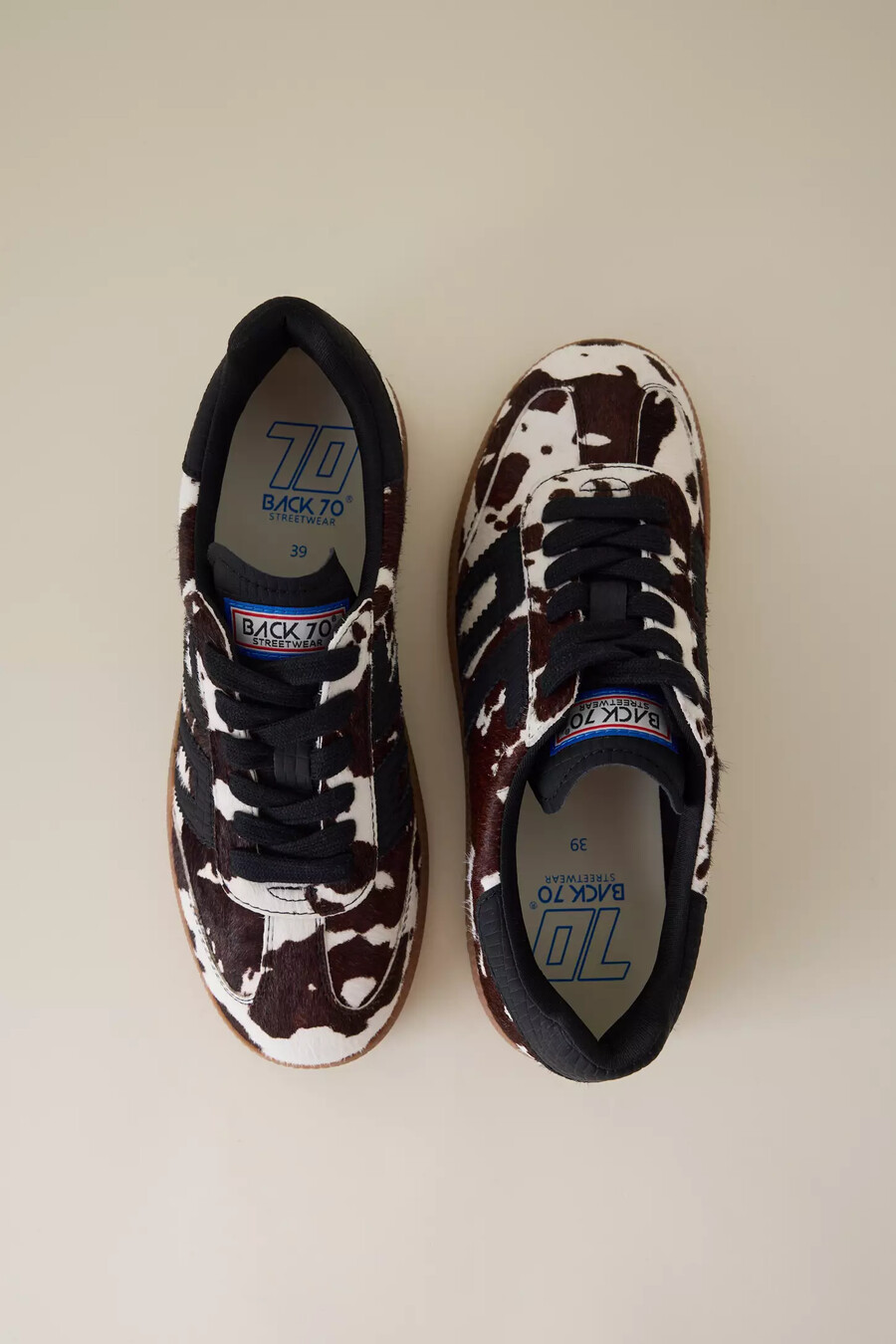zapatillas deportivas back 70 cow print cloud