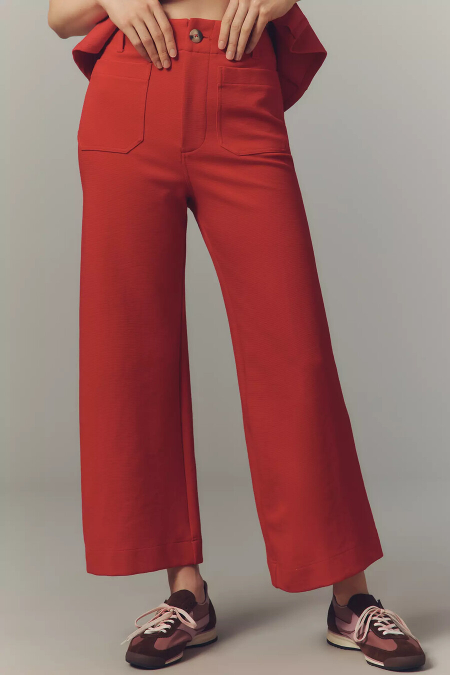 pantalones anchos de punto colette de maeve