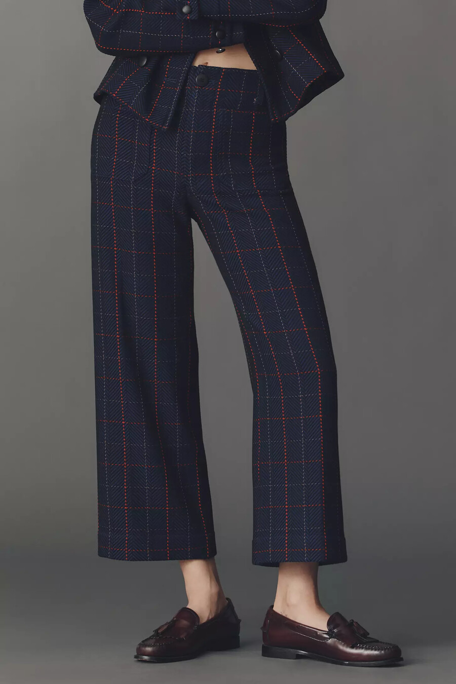 pantalones de punto cortos colette de merrick white de maeve