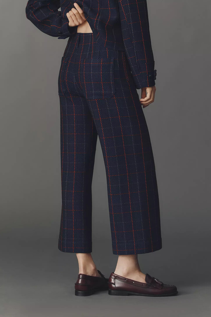 pantalones de punto cortos colette de merrick white de maeve