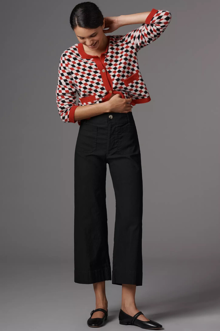 pantalones anchos y tobilleros colette de maeve