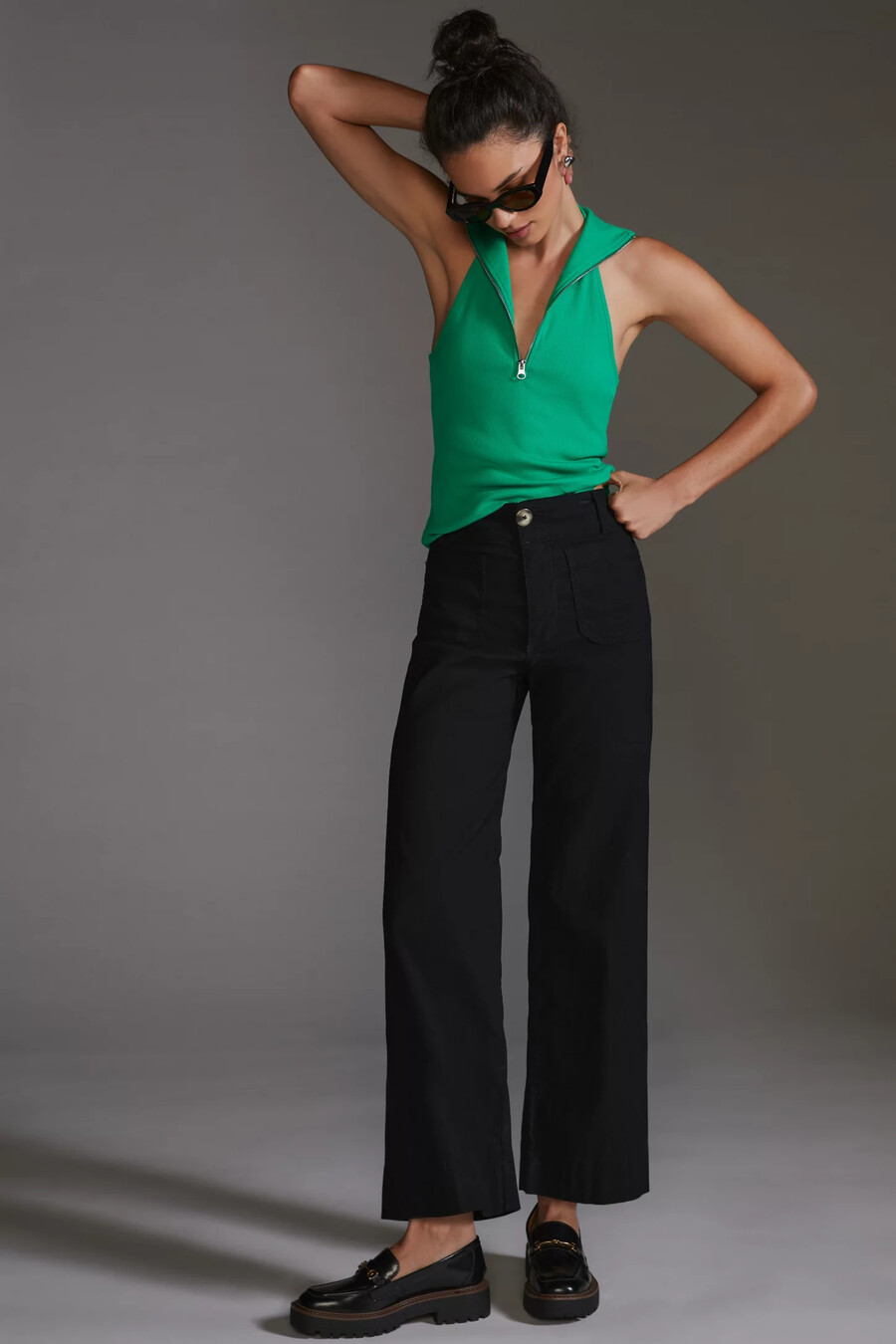 pantalones anchos y tobilleros colette de maeve