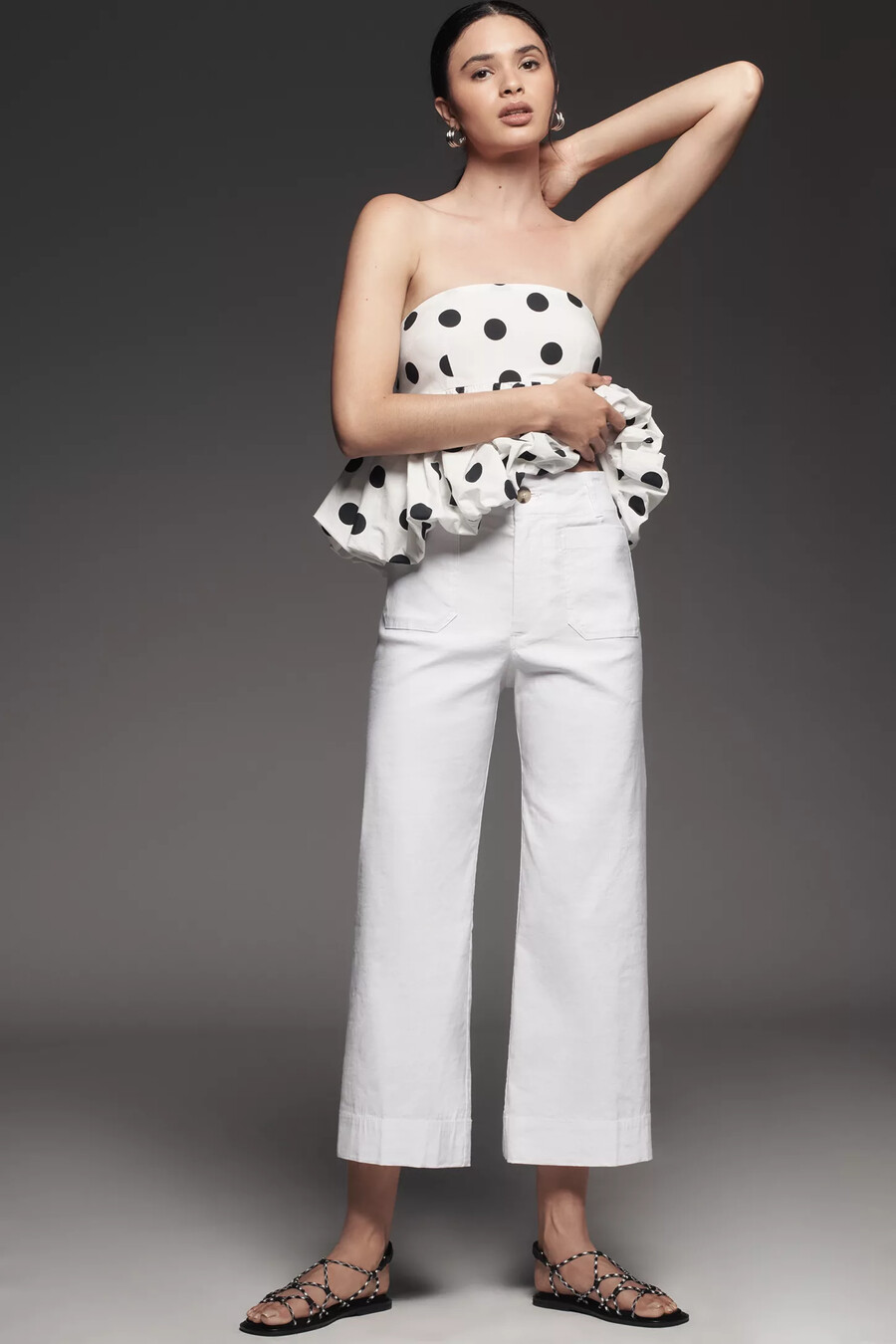 pantalones anchos y tobilleros colette de maeve