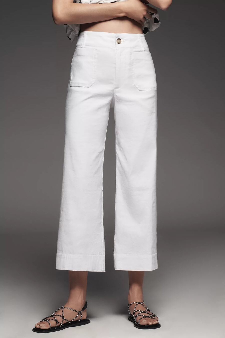 pantalones anchos y tobilleros colette de maeve