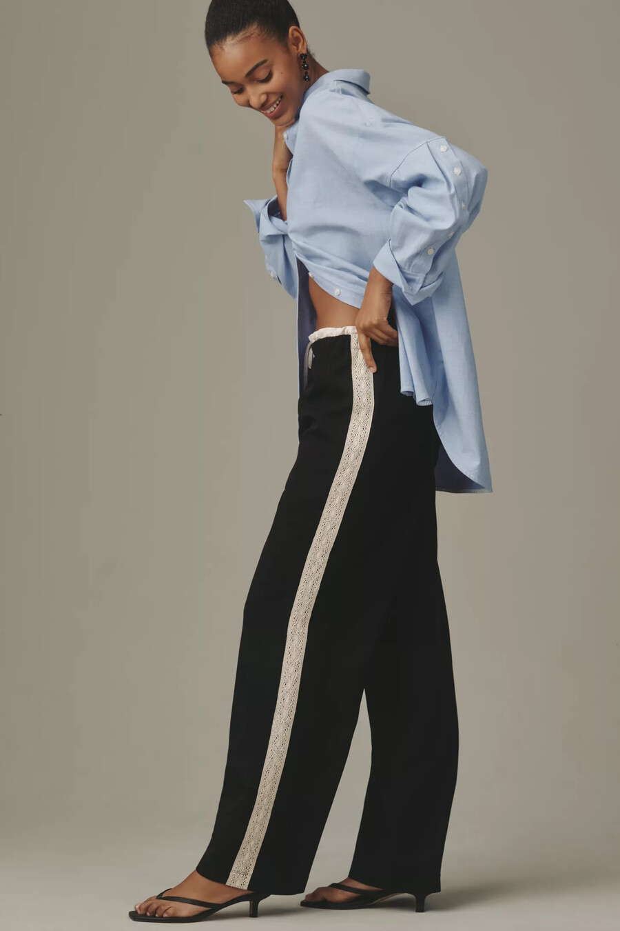 pantalones deportivos de crochet maeve