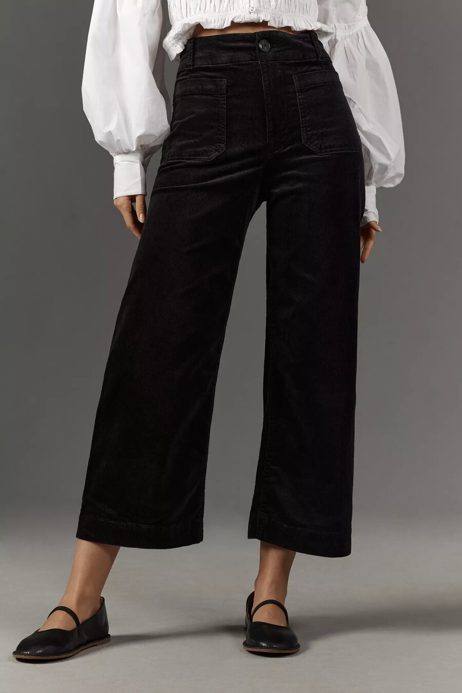 pantalones anchos y tobilleros colette de maeve edición pana