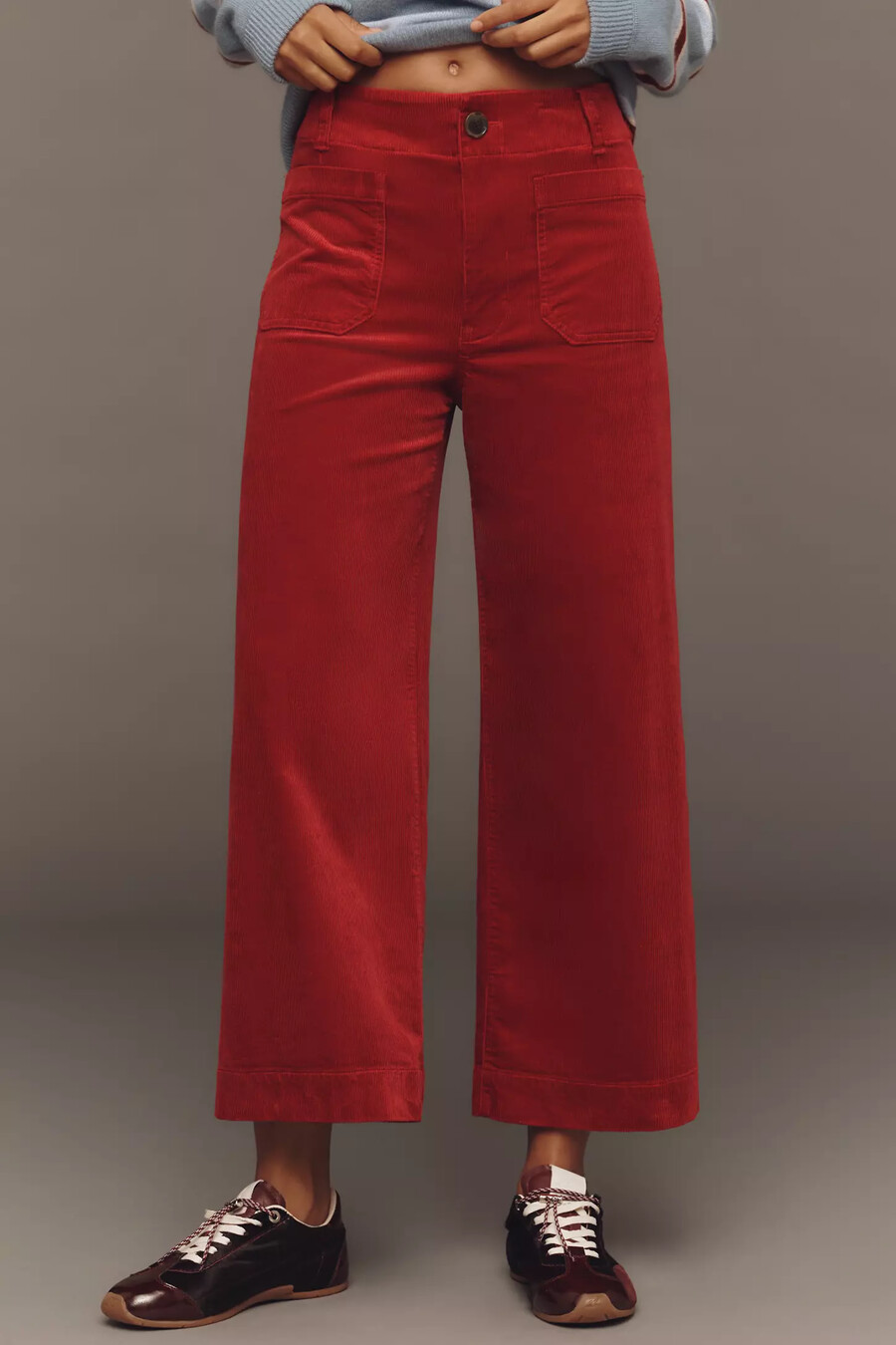 pantalones anchos y tobilleros colette de maeve edición pana