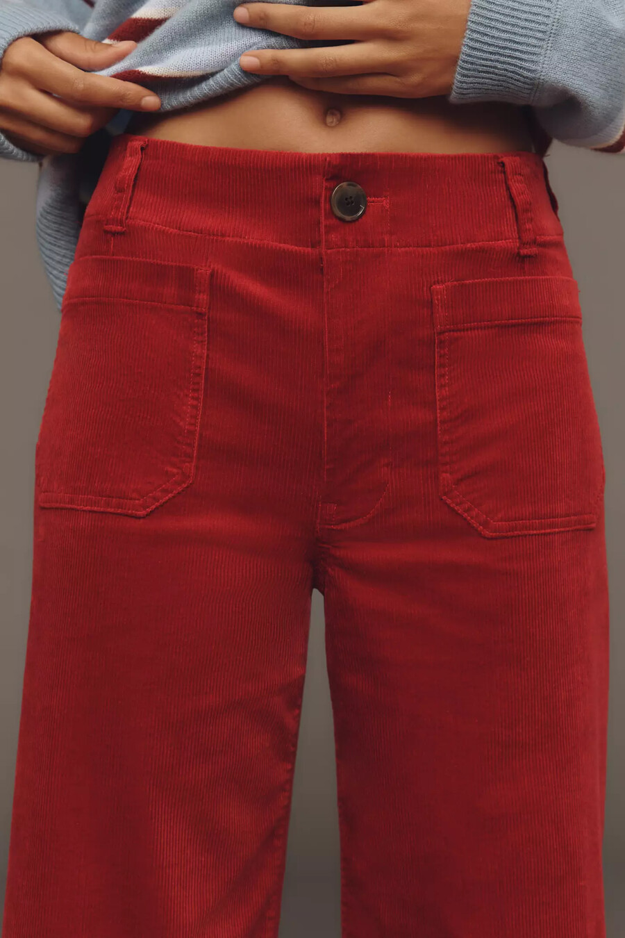 pantalones anchos y tobilleros colette de maeve edición pana