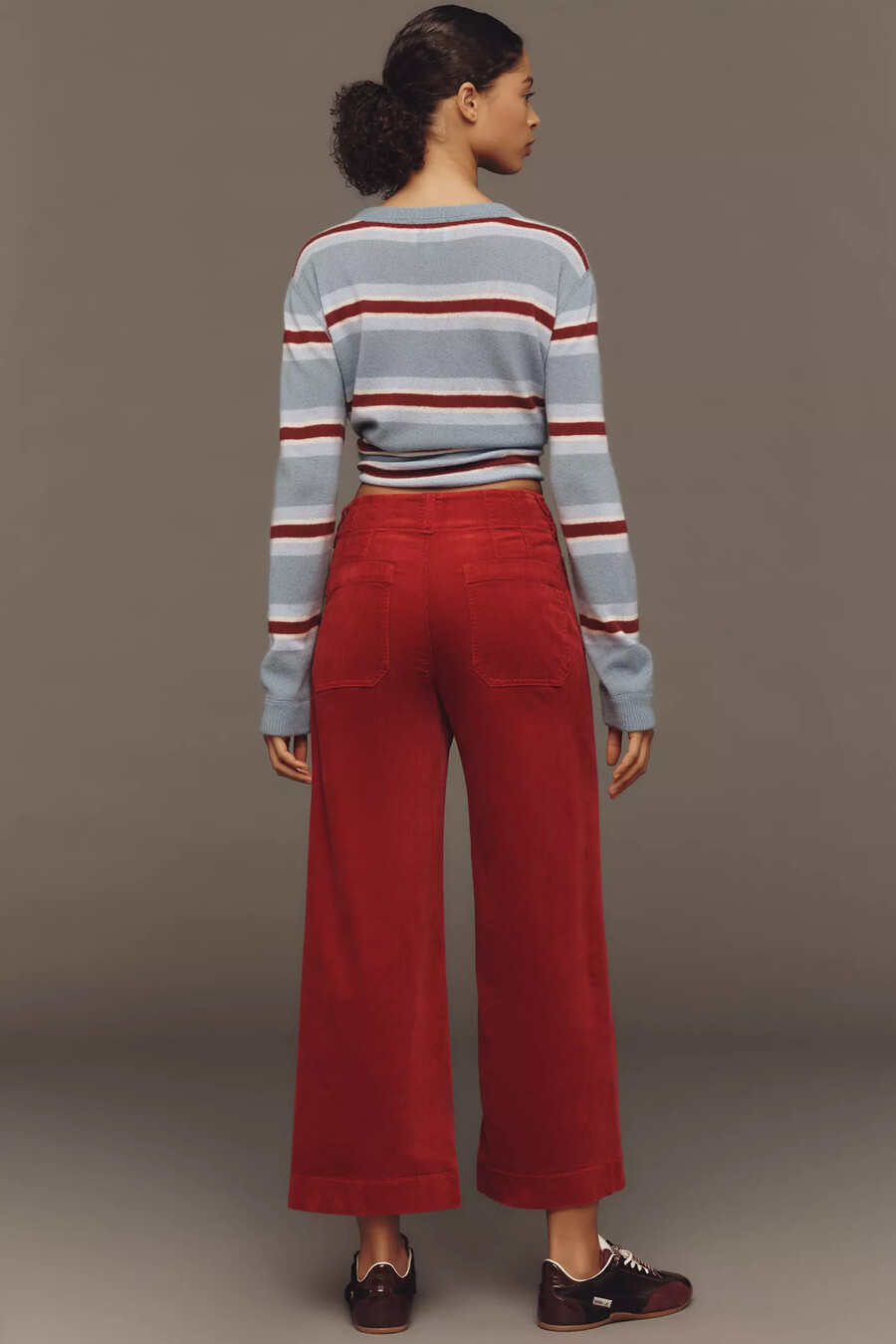 pantalones anchos y tobilleros colette de maeve edición pana