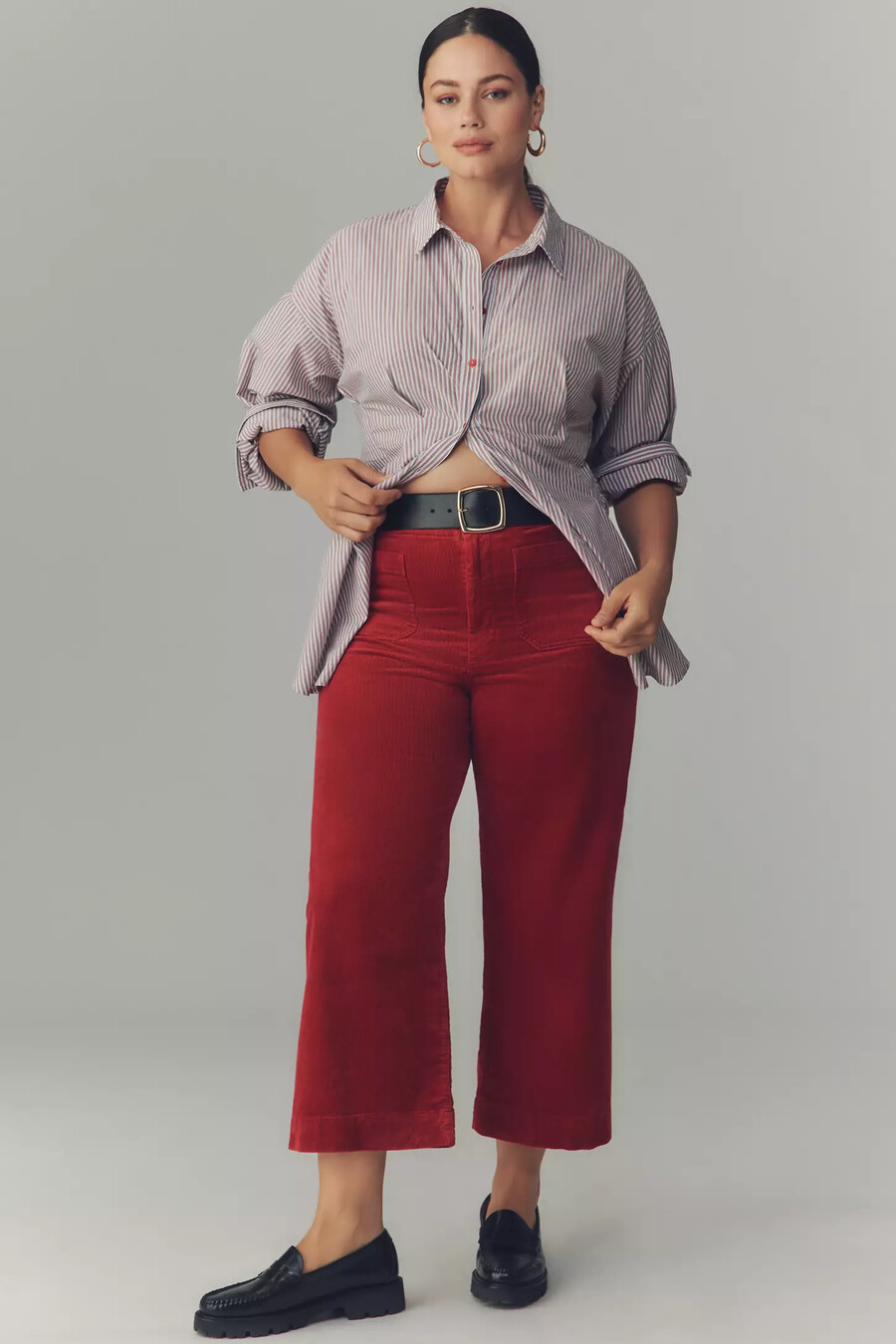 pantalones anchos y tobilleros colette de maeve edición pana