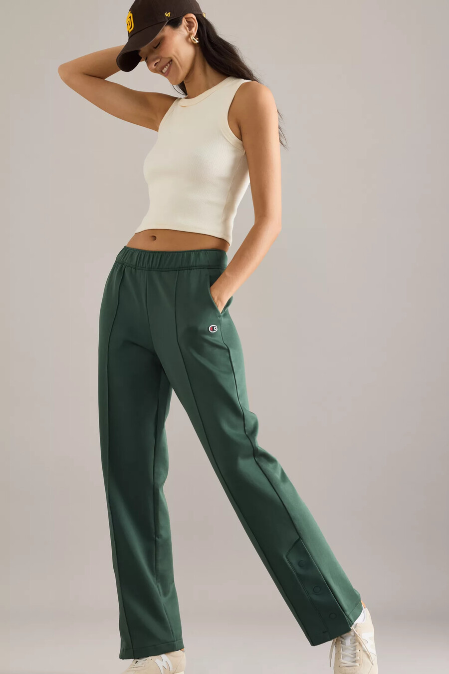 pantalones deportivos con pinzas champion
