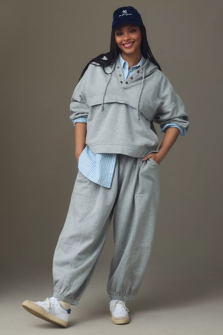 pantalones deportivos jaspeados de práctica diaria