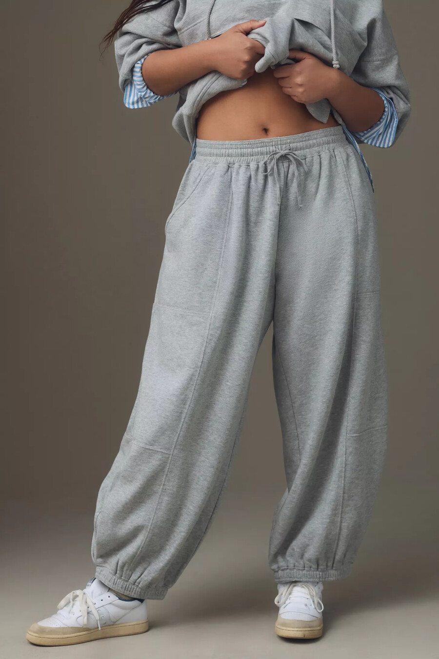 pantalones deportivos jaspeados de práctica diaria