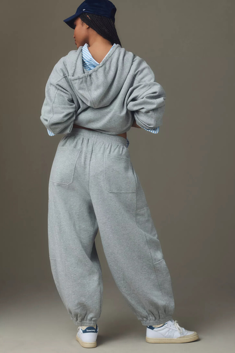 pantalones deportivos jaspeados de práctica diaria