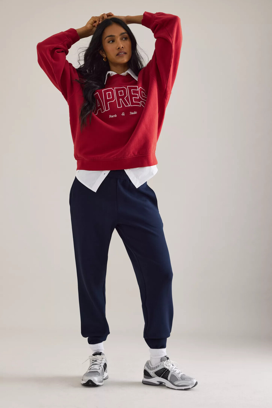 pantalones deportivos varley con puños ajustados