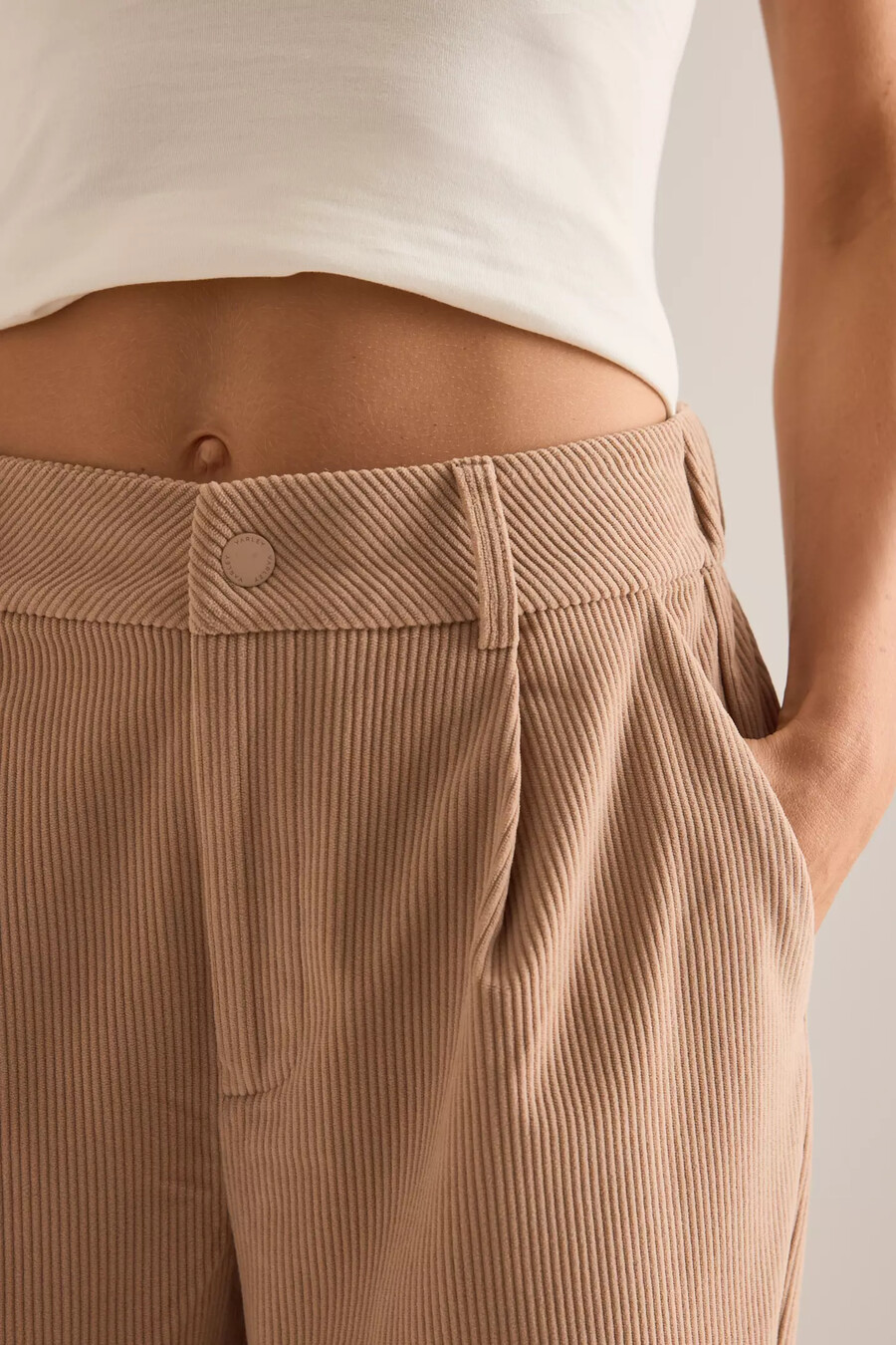 pantalones anchos de pana varley florey 32