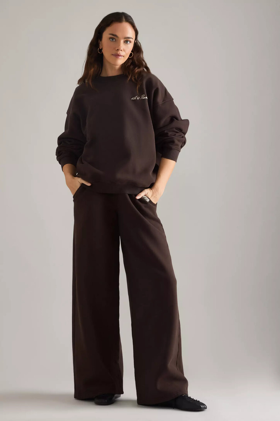 pantalones deportivos de pierna ancha fillipa de 4th reckless