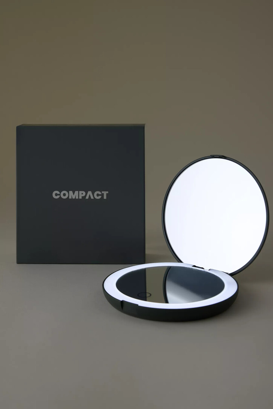 espejo compacto con luz luna london
