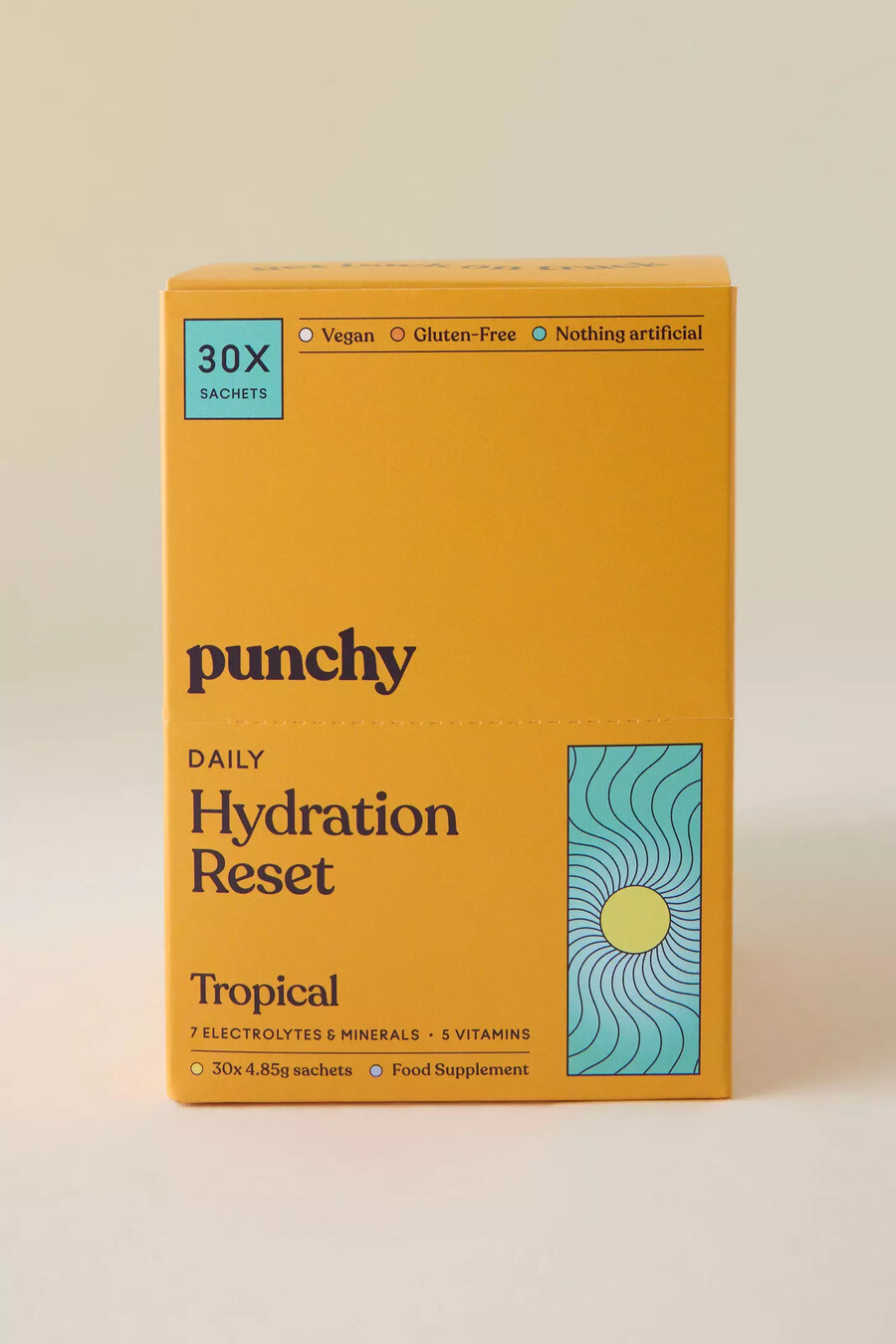 punchy daily hydration reset 30 sobres