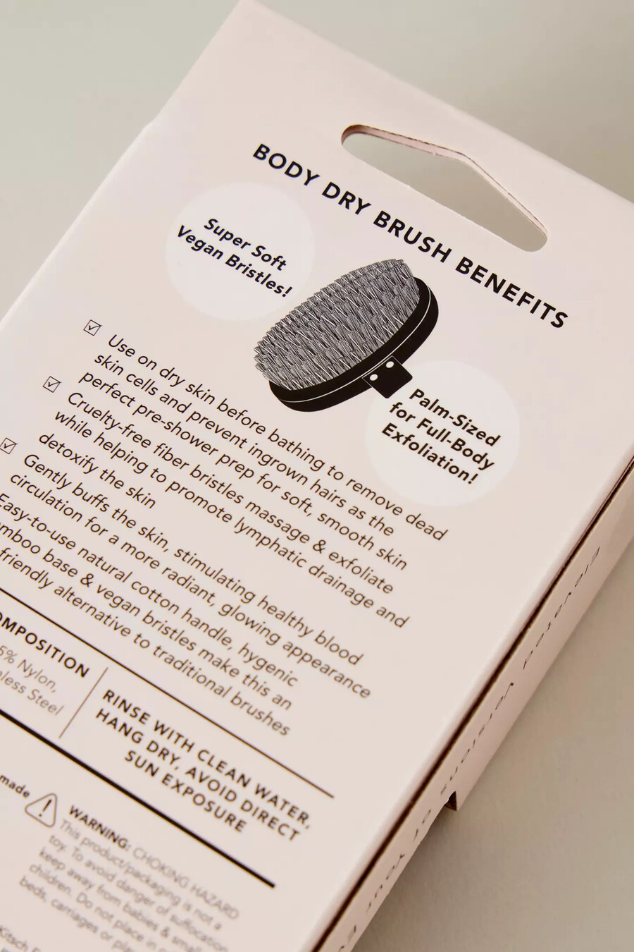 cepillo seco exfoliante corporal kitsch