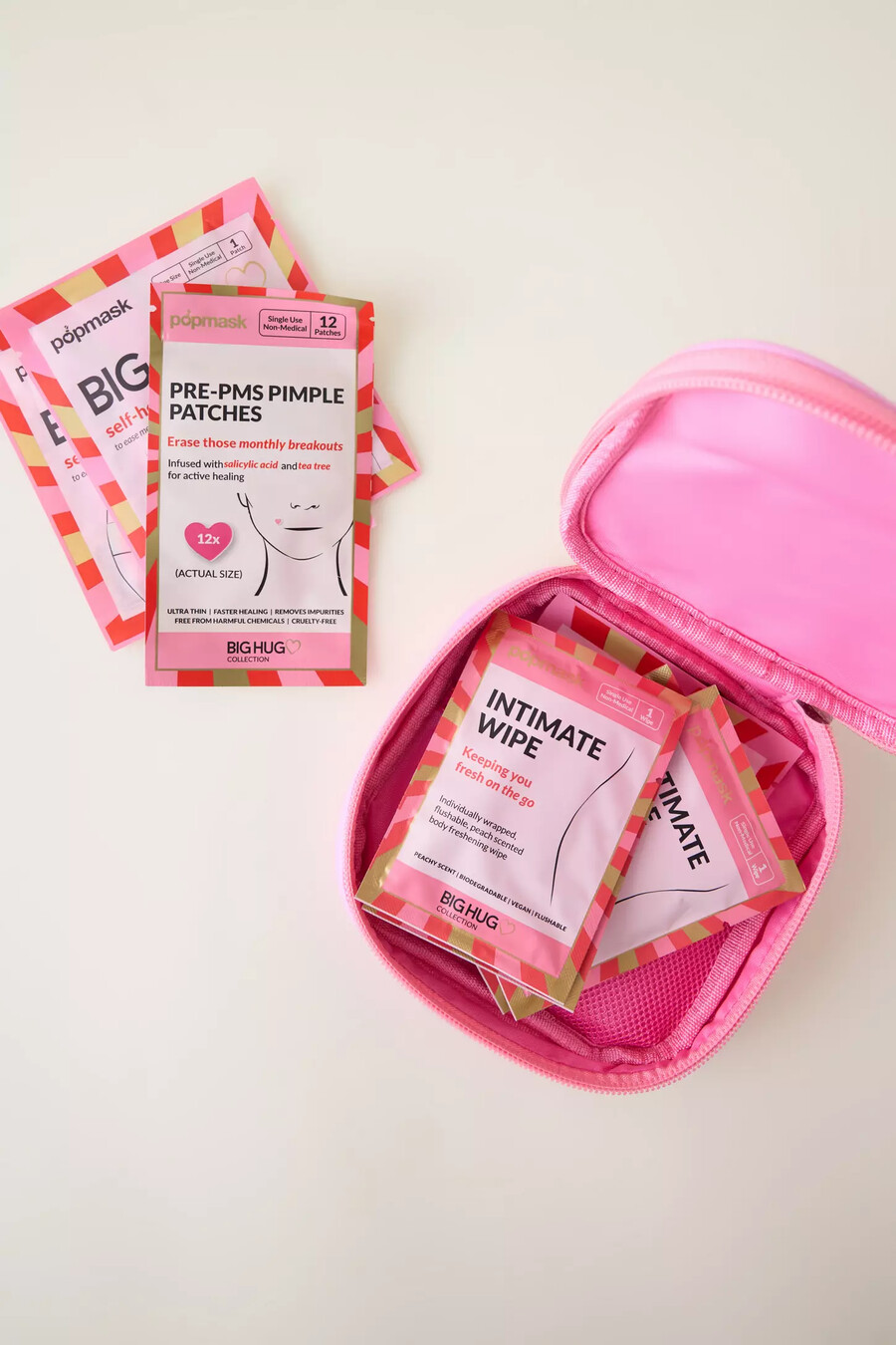 bolsa para el cuidado del síndrome premenstrual popmask