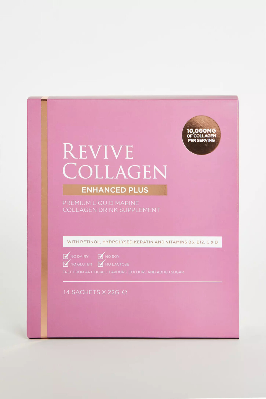 revive collagen enhanced plus - colágeno marino hidrolizado paquete de 14