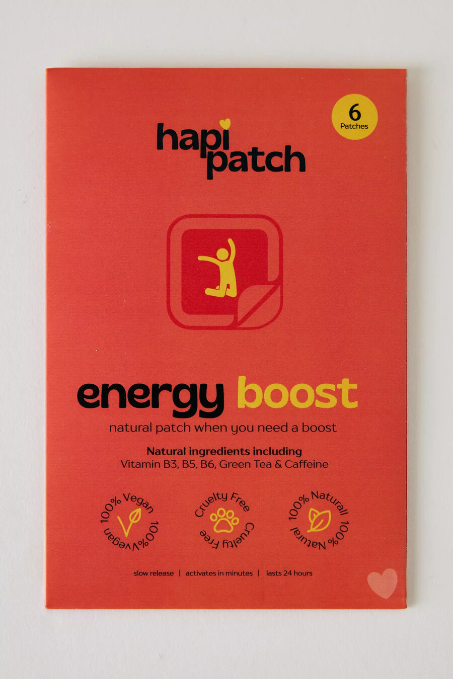 parches hapi patch energy boost paquete de 6